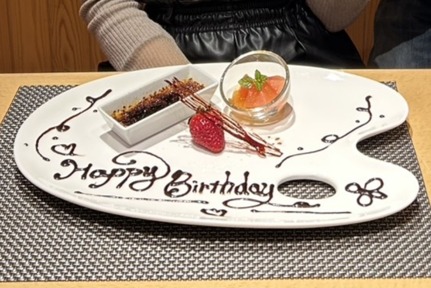 オリジナルメッセージデザート